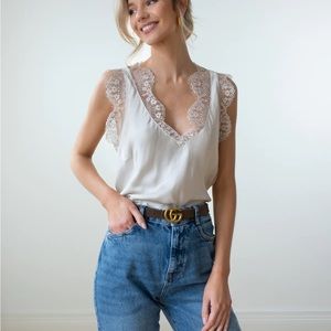 Jaki Lace Trim Vest